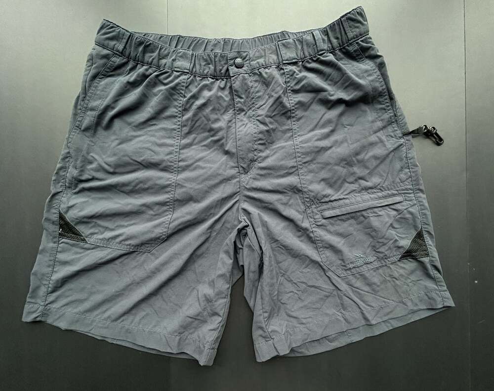 L.L. Bean Cargo Shorts Size L Gray Nylon Outdoor Hiking
